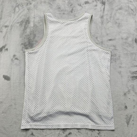 Champion Top Mens Gray White Mesh‎ Reversible Logo Authentic Athletic Activewear - Picture 3 of 9